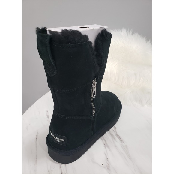 NEW Koolaburra By UGG Aribel Short Boots Women Size 8 US Black Suede Booties
